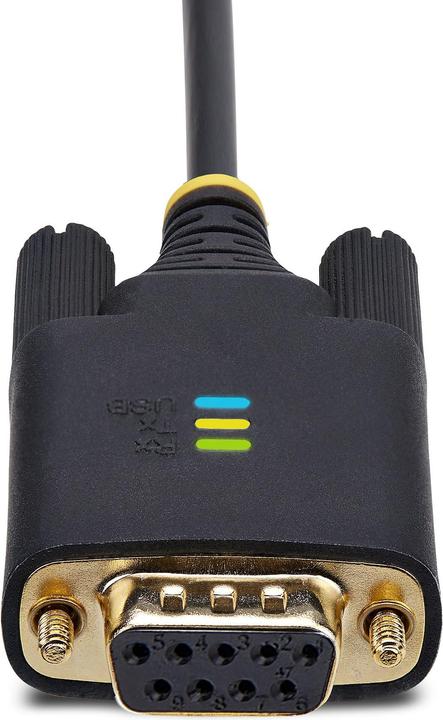 Image du produit StarTech COM 10ft/3m USB to Null Modem Serial Adapter Cable COM Retention FTDI USB-A to RS232 Change (3 m)