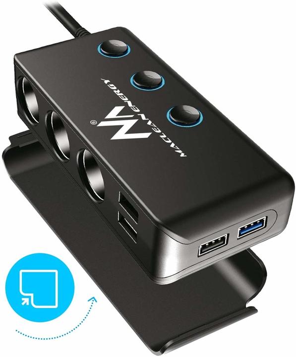 Produktbild Maclean MCE218 mobile device charger Black Auto
