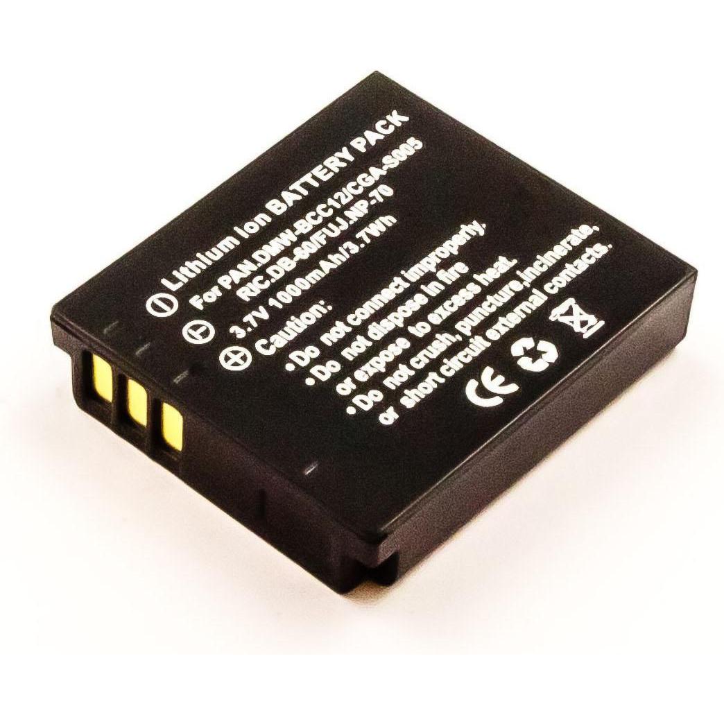 AGI Akku kompatibel mit Sea & Sea DX-2G (Akku), Kamera Stromversorgung, Schwarz