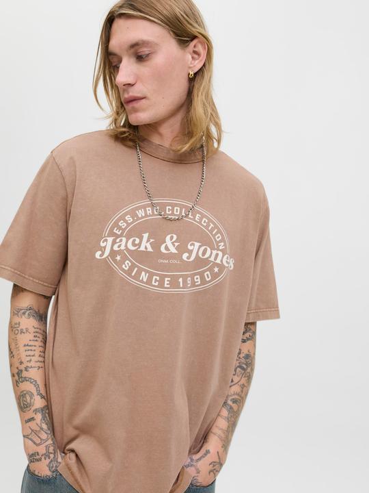 Produktbild Jack & Jones Jjedover Print Tee Ss Crew Neck (XXL)