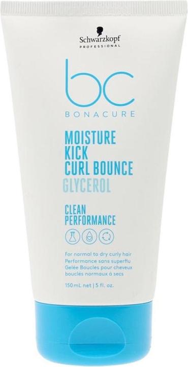 Schwarzkopf Feuchtigkeitscreme für lockiges Haar Bonacure Moisture Kick Curl Bounce (150 ml) (Haarpaste, 150 ml)