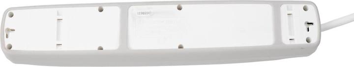 Image du produit Perel Barrette de 5 prises STECK avec interrupteur - 2 ports USB - CABLE : 1.5 m - GRIS/BLANC? - SCHUKO (5x, CEE 7/3, 1 m)