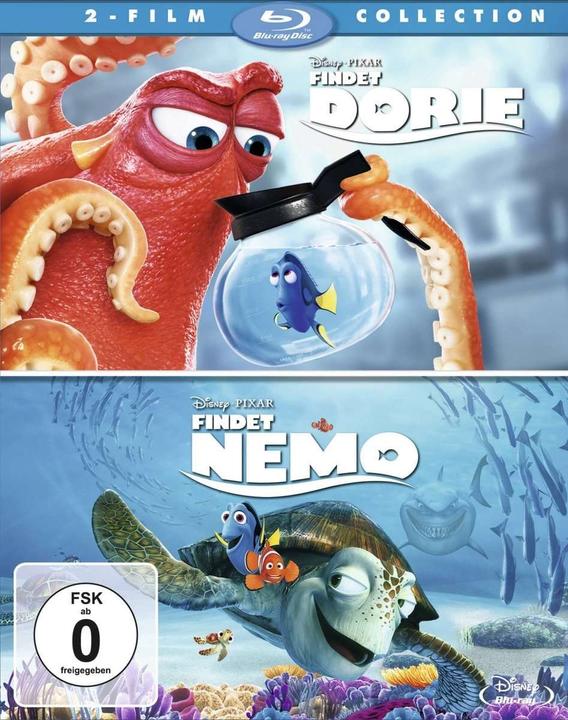 Alla ricerca di Nemo & Alla ricerca di Dory (Blu-ray, 2016, Tedesco)