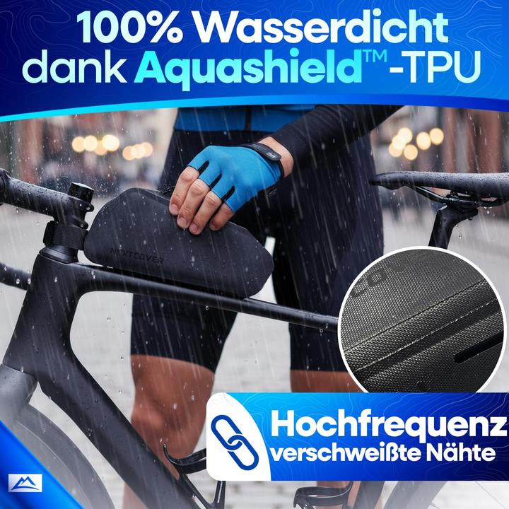 Produktbild Nextcover Wasserdichte Rahmentasche (0.80 l, Rahmentasche)