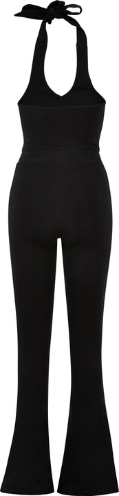 Actual product image Urban Classics Ladies Stretch Interlock Neckholder Jumpsuit (L)