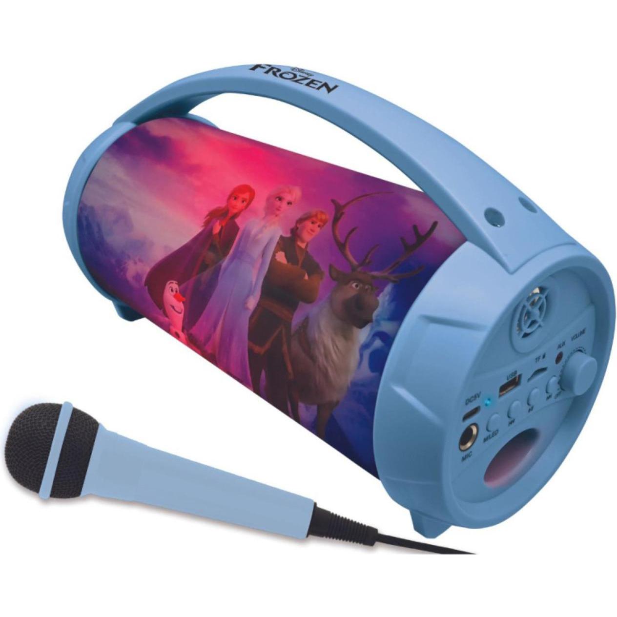 Thumbnail - Lexibook Frozen Bluetooth Light Speaker with Microphone (BTP585FZZ)
