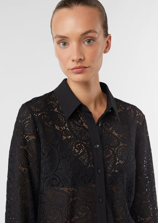 Immagine prodotto Comma Bluse Semitransparente Hemdbluse aus Spitze (36)