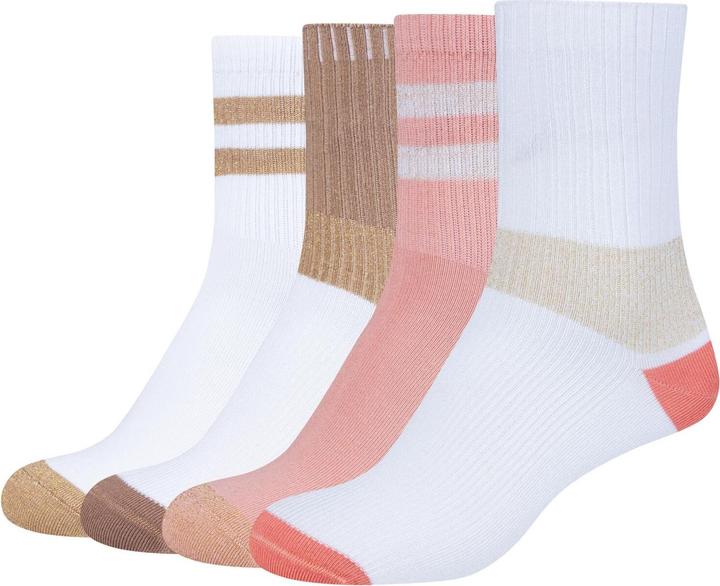 Produktbild Camano Socken silky touch colourblock Lurex (4er Pack)