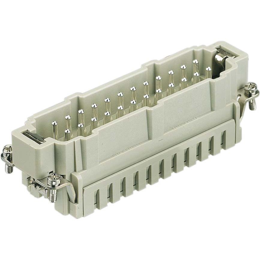 Harting Inserto a spillo, Cavo + Spina elettrica, Grigio