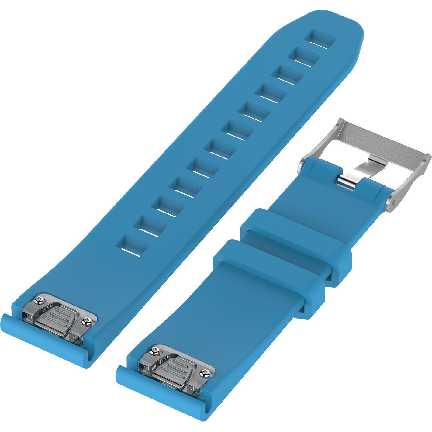 Thumbnail - Strap-it Silikonarmband (26 mm, Silikon, fenix 5X, fenix 6X), Uhrenarmband, Blau
