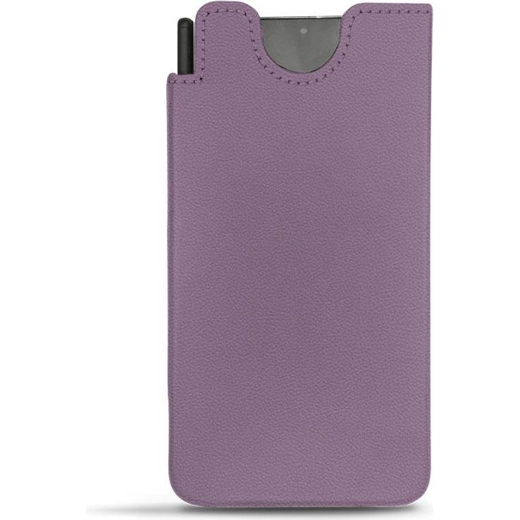 Noreve Lederschutzhülle (Samsung Galaxy S21 Ultra), Smartphone Hülle, Violett