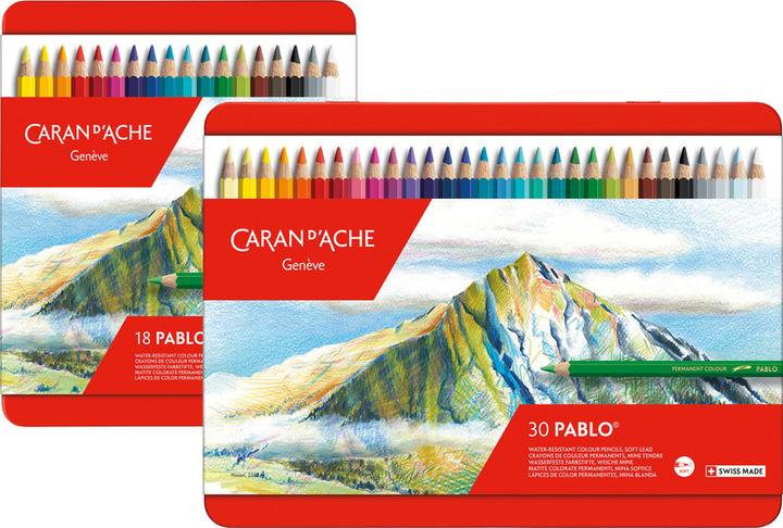 Actual product image Caran d'Ache Pablo Metallschachtel (Multicoloured, 80 x)