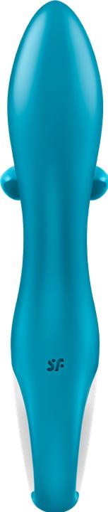 Actual product image Satisfyer Embrace Me Rabbit Vibrator - Turquoise