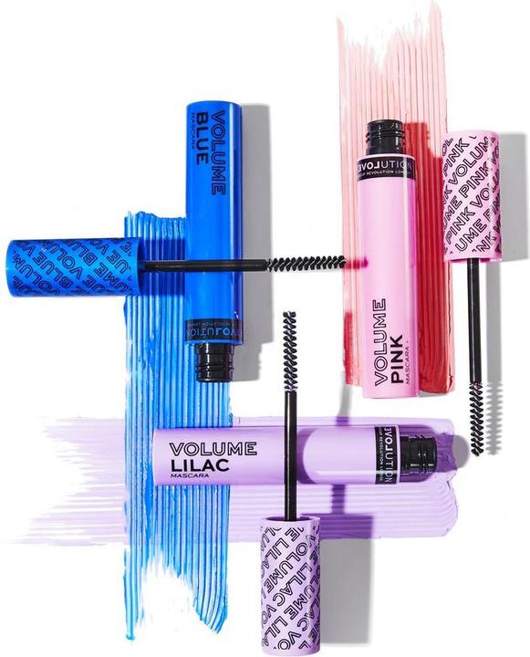 Actual product image Makeup Revolution Relove Volume Mascara - Volume Mascara 10 ml - (Blue)