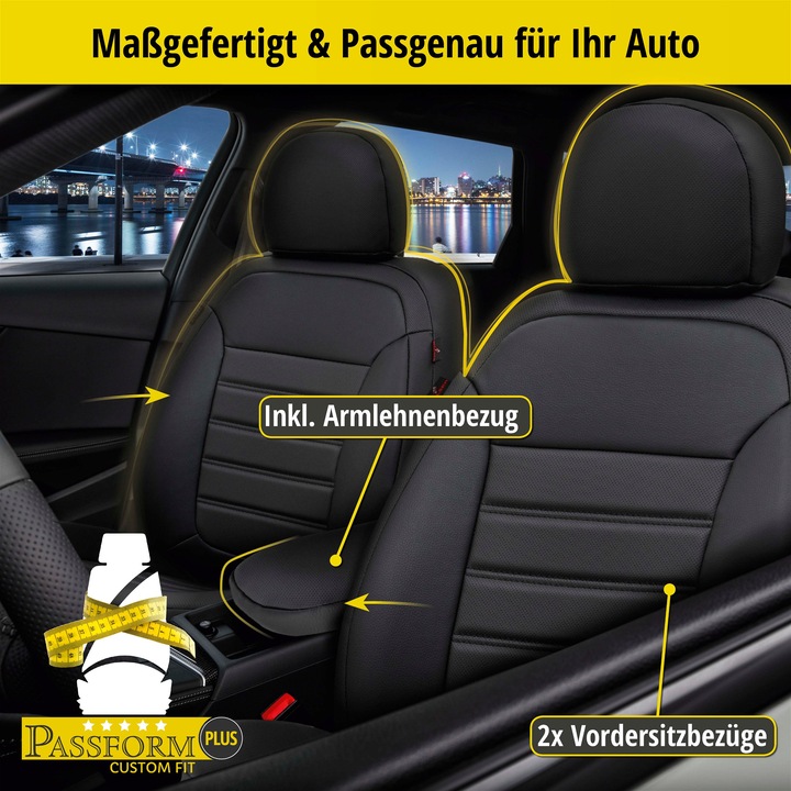 Immagine prodotto Walser Coprisedili per Nissan Qashqai/Qashqai +2 I 12/2006-04/2014, 2 coprisedili singoli