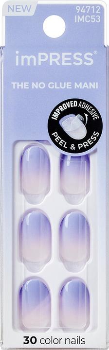 KISS Impress Color Nails Friendzone - 30 Self-Adhesive Nails (Artificial nails)