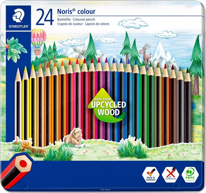 Actual product image Staedtler Crayon Noris col. 24ST (Multicoloured, 24 x)