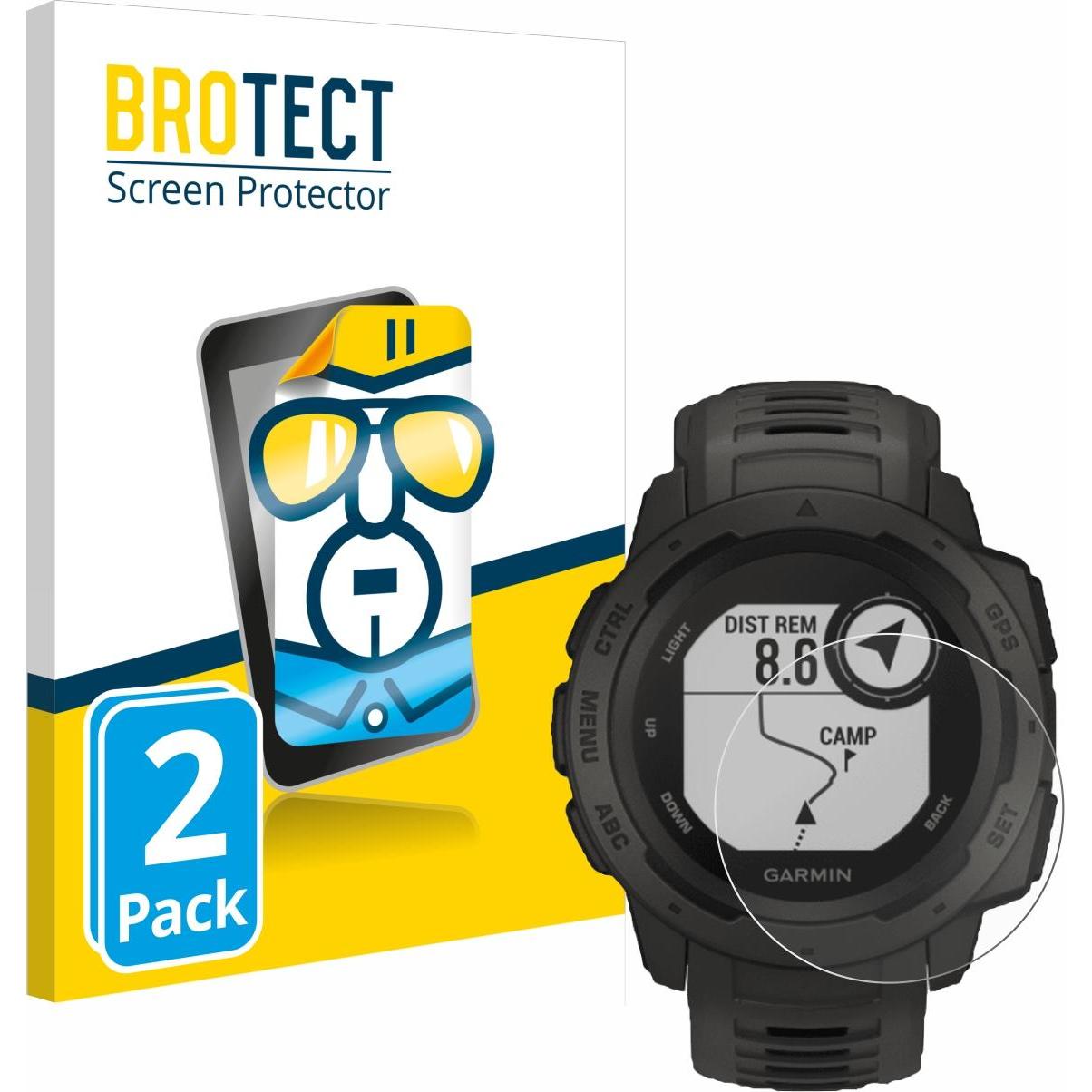 BROTECT Schutzfolie Displayschutz Klar, Smartwatch Schutzfolie, Transparent