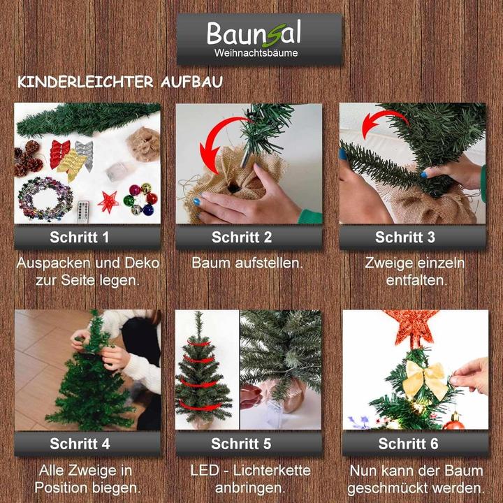Produktbild Baunsal Kunst-Weihnachtsbaum (90 cm)