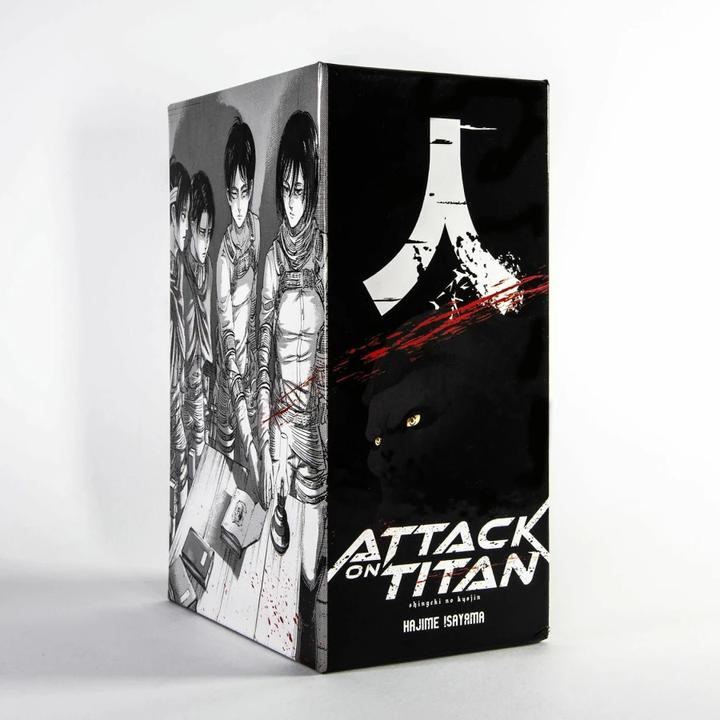 Produktbild Attack on Titan, Bände 21-25 im Sammelschuber mit Extra (Deutsch, Hajime Isayama, 2019)