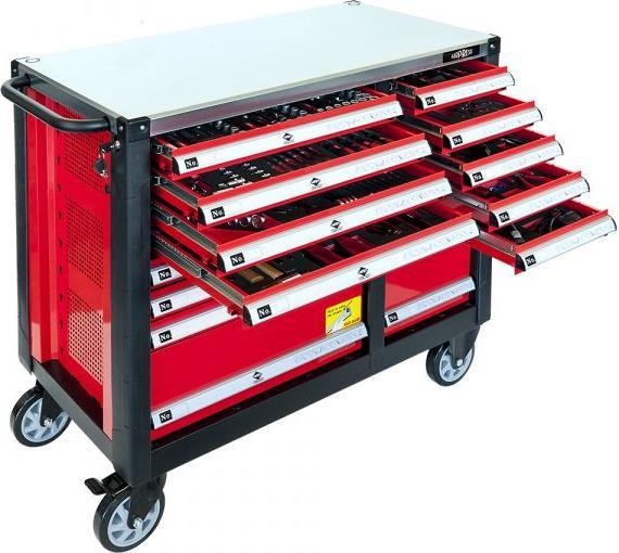 Airpress gereedschapswagen 16 load 447 dlg. (447 pieces)