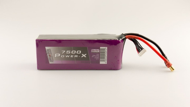 Produktbild Hacker TopFuel LiPo-Akku 22.2V 7500mAh 35C (22.20 V, 7500 mAh)