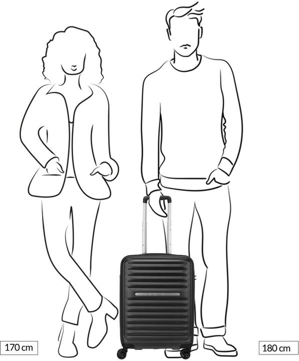 Produktbild Roncato Ibiza Kabine Trolley 55 Schwarz (40 l)