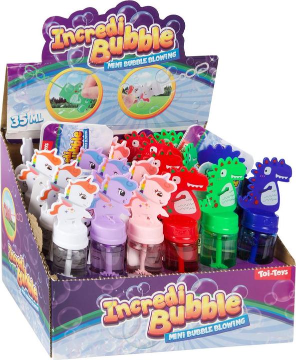 Toi-Toys Seifenblasenstab Dino & Einhorn, 24 Stk.