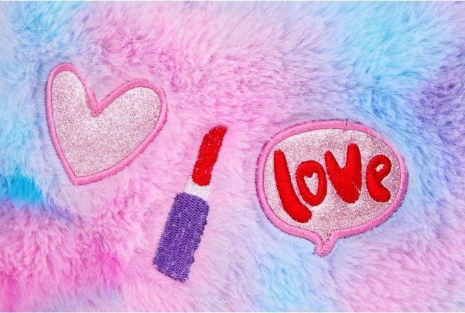 Actual product image Create It! make-up bag Furry