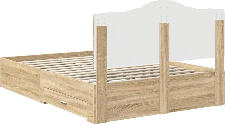 Image du produit vidaXL Moderner Bettrahmen (140 x 190 cm)