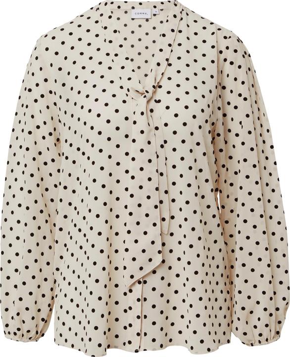 Immagine prodotto Comma Bluse Semitransparente Chiffonbluse mit Polka Dots und abnehmbarer Schluppe (32)