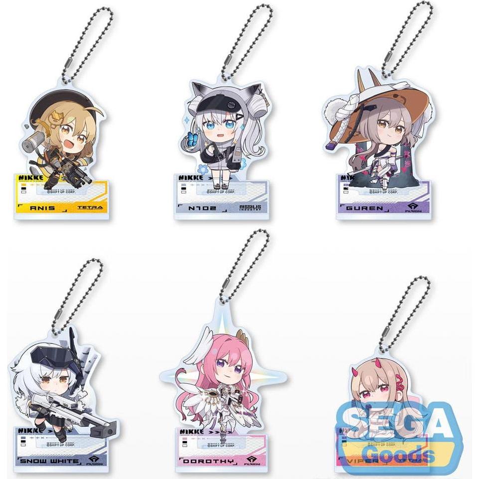 Sega Goods, Schlüsselanhänger, Goddess of Victory: NIKKE Schlüsselanhänger Acrylic Strap with Stand Vol.2 (6), Mehrfarbi...