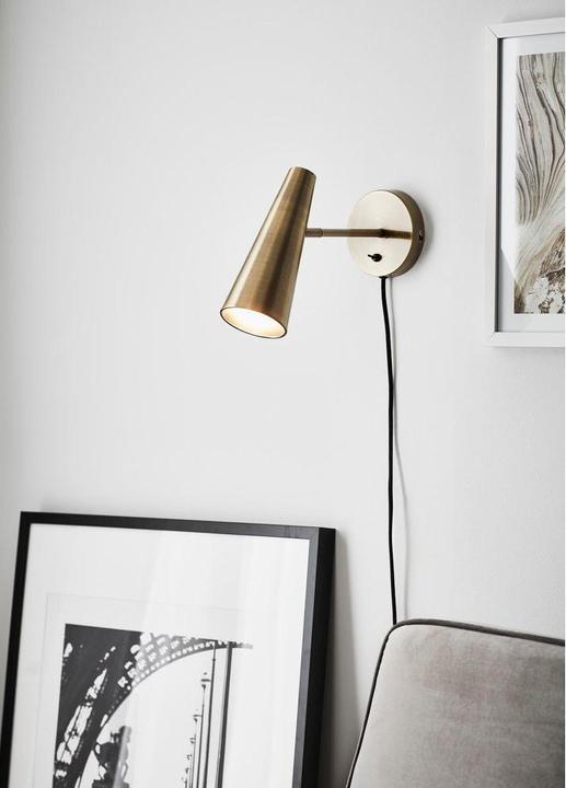 Image du produit Markslöjd Lampe murale Peak 1L 1x E14, Or (E14)