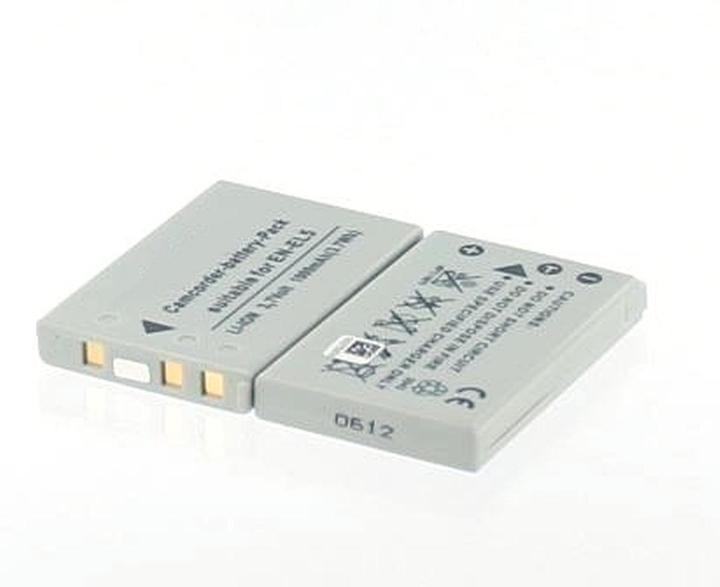 Actual product image AGI COOLPIX P520 - Battery/Battery - Gray - Lithium-Ion (Li-Ion) - 900 mAh - 3.7 V - 5 (Rechargeable battery)
