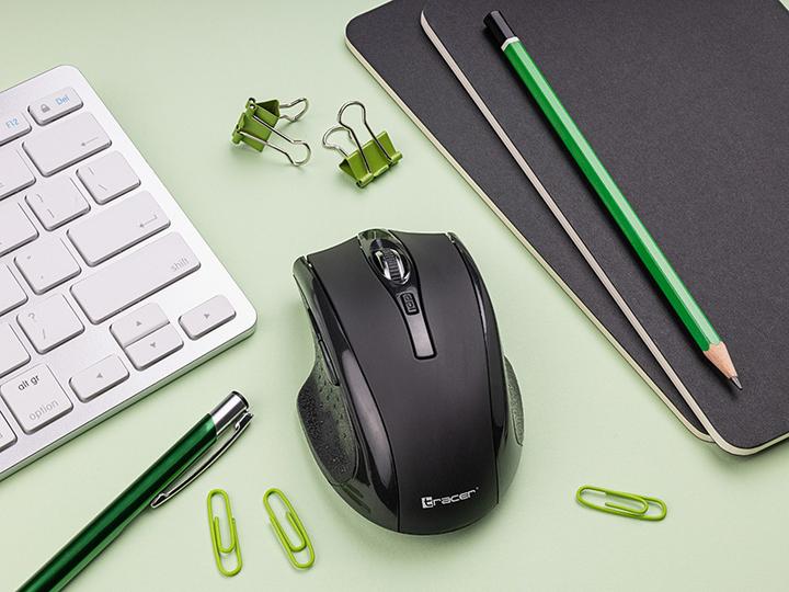 Actual product image Tracer 47432 Wireless Optical Mouse RF 2,4Ghz/BT Black (Wireless)