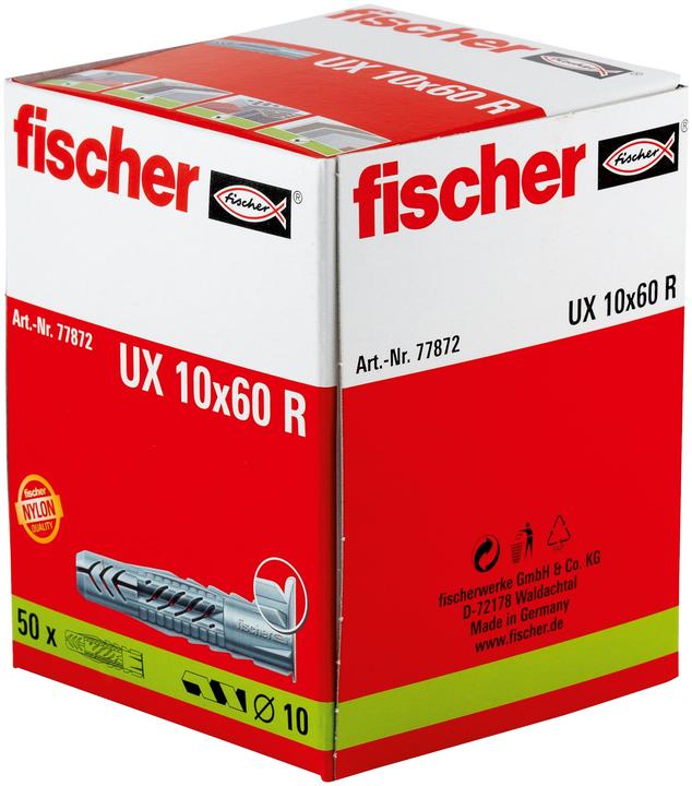 Produktbild Fischer Universaldübel UX 10x60 R (50 Stk.)