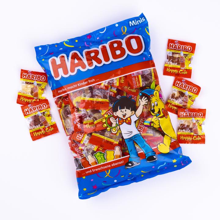 Image du produit Haribo Happy Cola Minibeutel 1kg 100 Minis a 10g (1000 g)