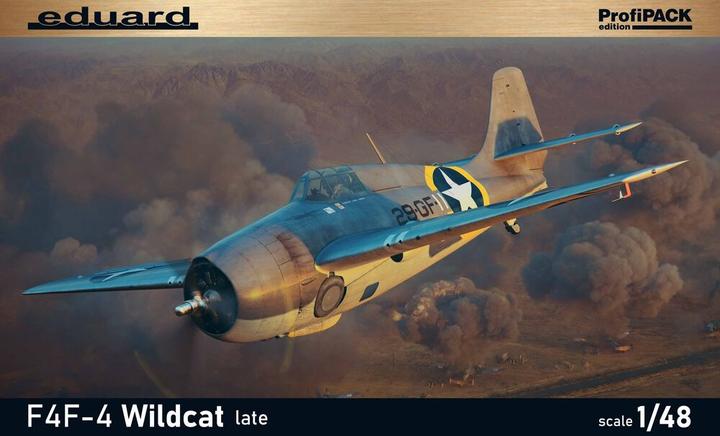 Actual product image Eduard F4F-4 Wildcat late 1/48 PROFIPACK