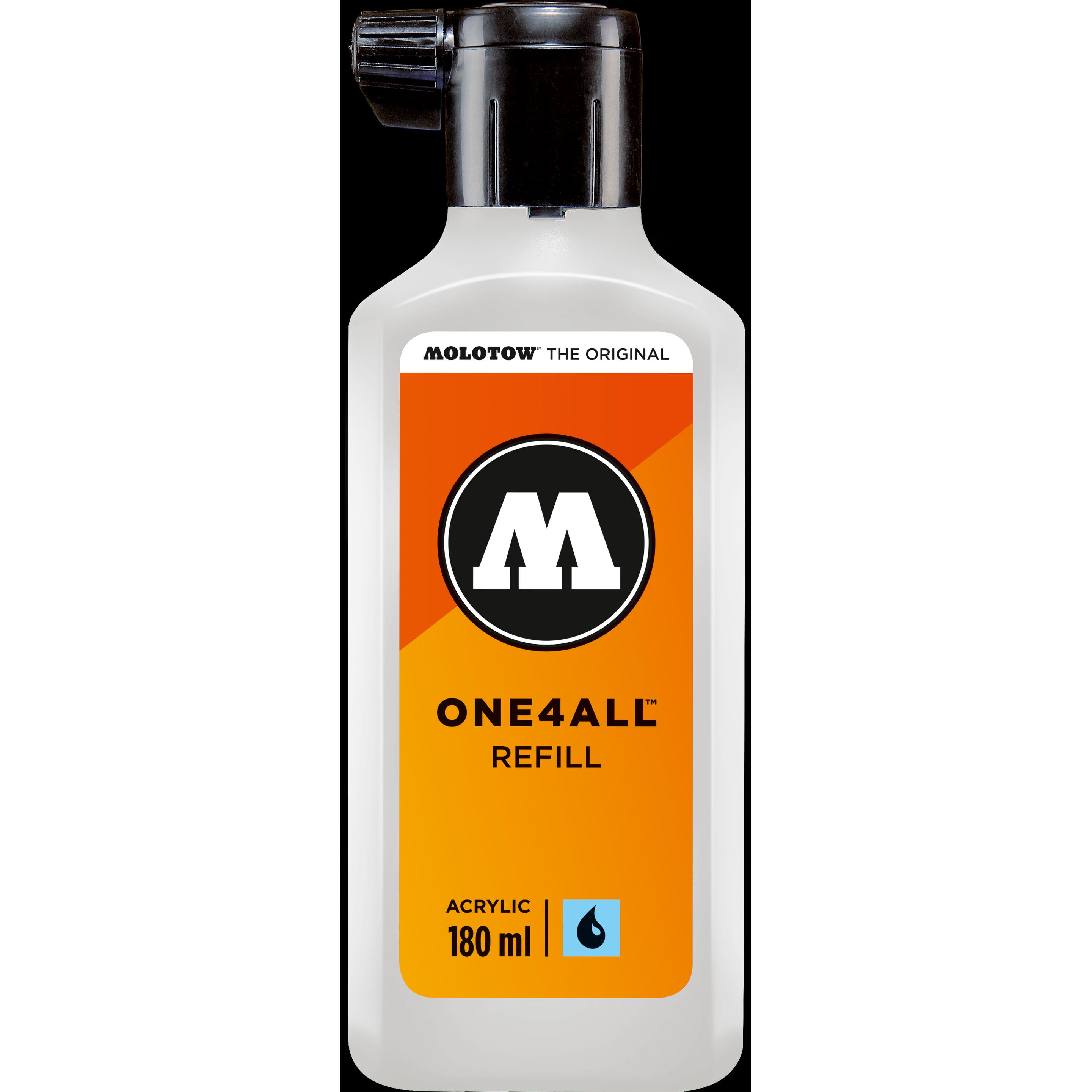 Molotow, Künstlerfarbe + Bastelfarbe, Leerflasche One4All 180 ml (180 ml)