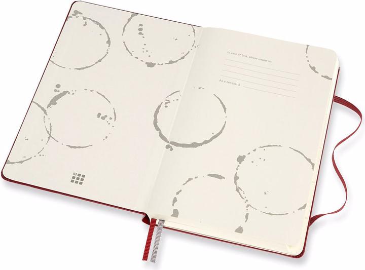 Image du produit Moleskine Passion Journal L/A5, Vin, couverture rigide, Darkred (A5, Règle spéciale, Couverture rigide)