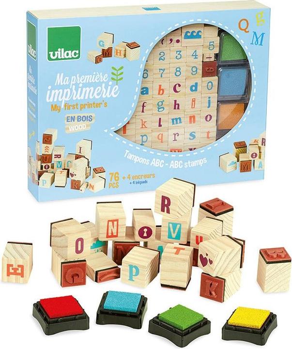 Actual product image Vilac Stamp set letters and numbers