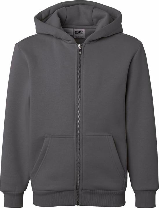 Produktbild Urban Classics Kids Fluffy Zip Hoody magnet 122/128 (122, 128)