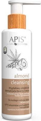 Immagine prodotto Apis Natural Cosmetics Apis Olio di mandorle detergente per il demaquillage e il lavaggio del viso per tutti i tipi di (Lozione detergente, 150 ml)