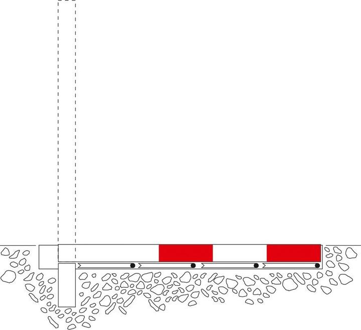 Actual product image kaiserkraft Barrier post