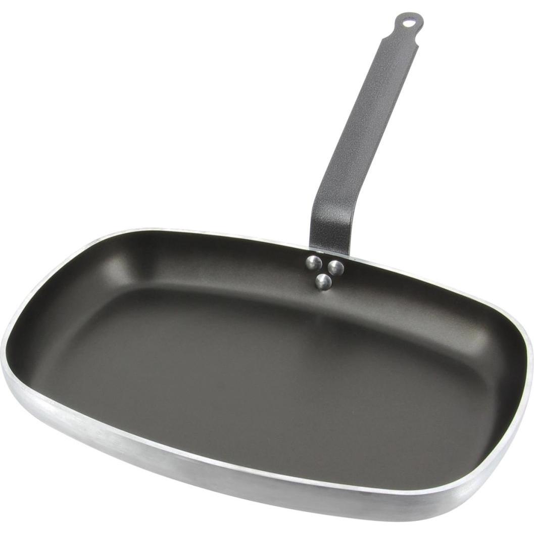 de Buyer Choc Fischpfanne Antihaft, Pfanne + Kochtopf, Silber