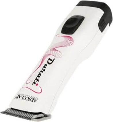 Kerbl Akkuschermaschine Durati, weiss/schwarz mit pinkem Aufdruck, 2 Akkus (Cat, Dog)