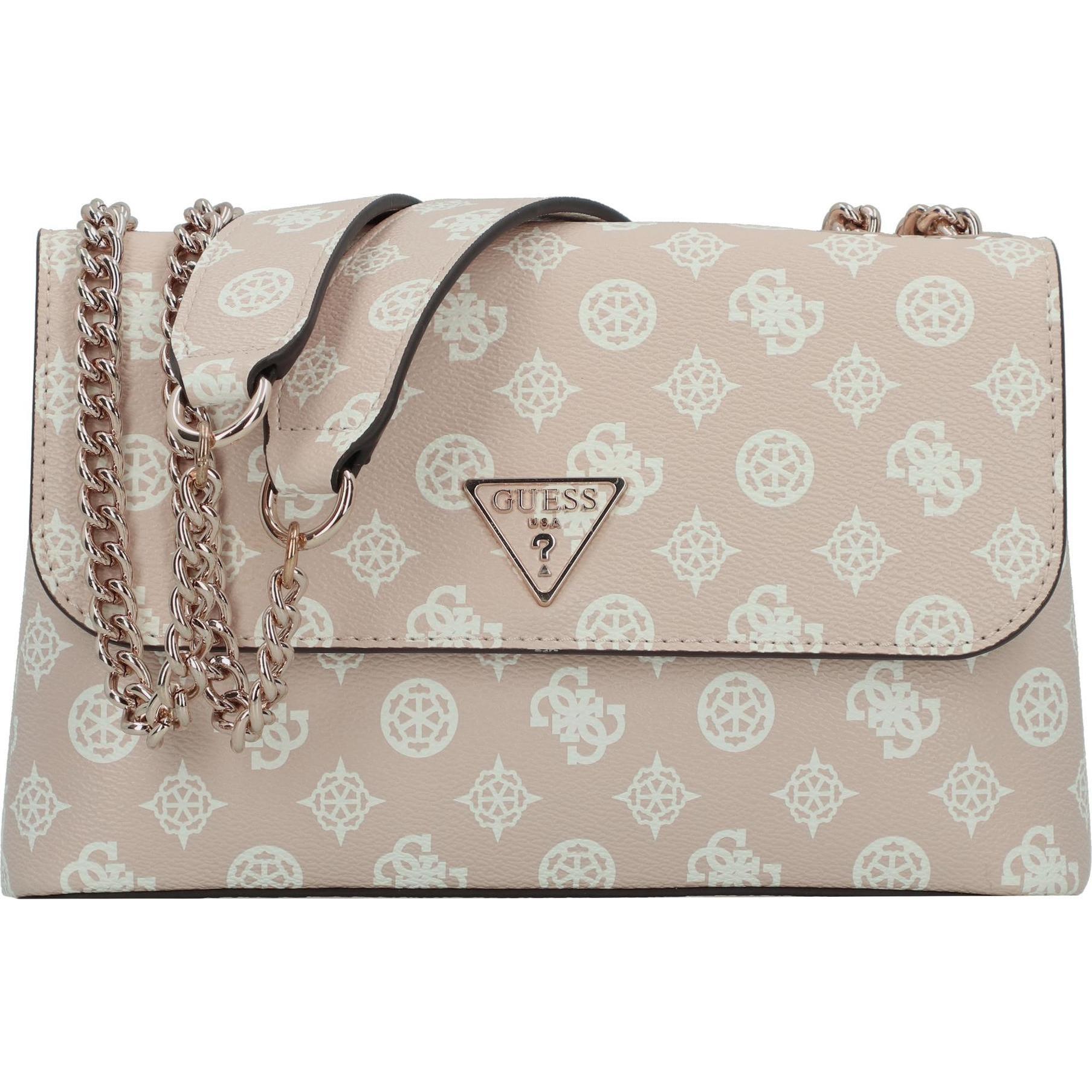 Guess, Handtasche, Eco Erica Umhängetasche 25 cm, Beige