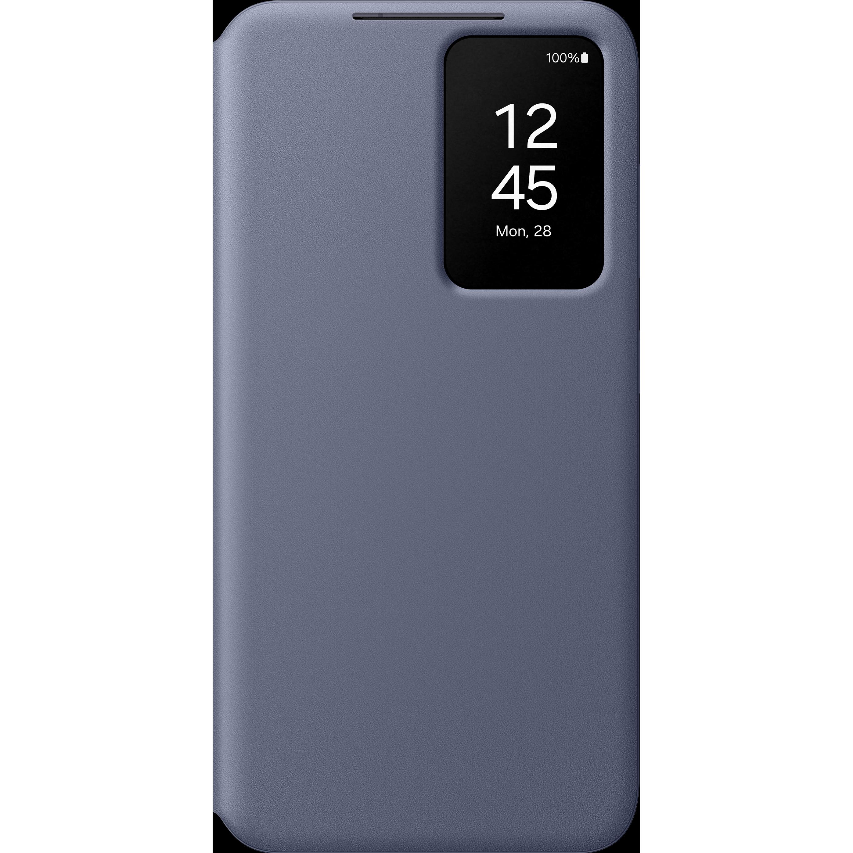 Samsung Smart View Wallet Case (Samsung Galaxy S24), Smartphone Hülle, Violett