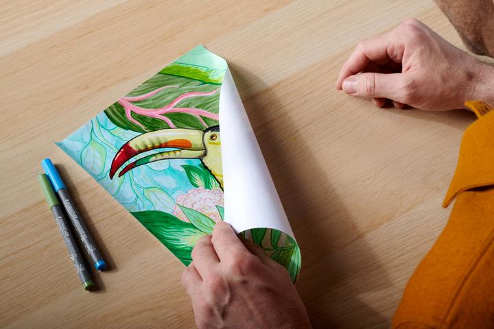 Actual product image Staedtler Fibre-tip pens Pigment Arts Brush Pen Warm Colours (12x)