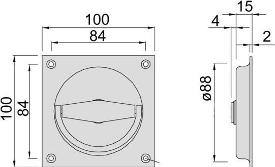 Produktbild Kws Muschelgriffe 5025